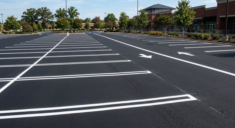 Parking Space Marking in Roswell, GA