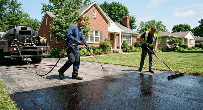 Asphalt Driveway Sealing in Sarasota, FL